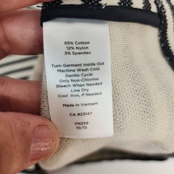 Talbots Size 6 Striped Pencil Skirt Career Professional T - Picture 6 of 6